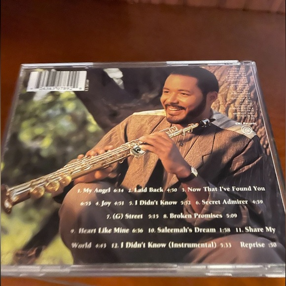 Share My World CD by Najee, Released 1994 - Picture 2 of 4